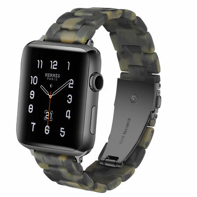 Wholesale Apple Watch Resin Band Matte Army Green