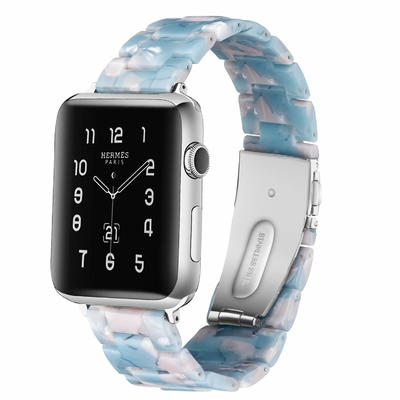 Resin Watch Band Apple Watch Strap Sky Blue Manufacturer