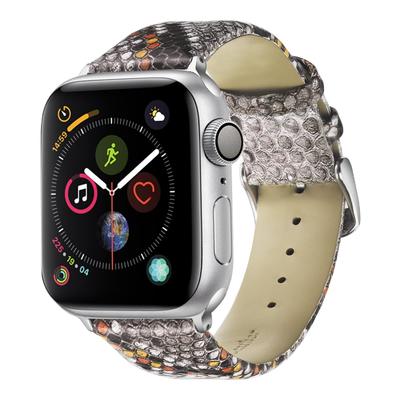 Snake Leather Watch Strap Apple Watch Band Snakeskin Orange